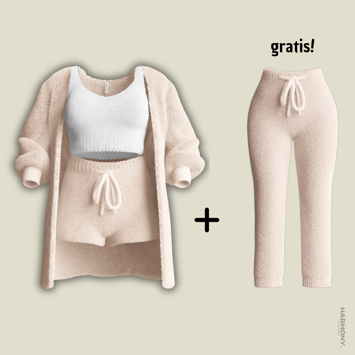 Lina™ | Cosy 3 Delig Set + gratis broek