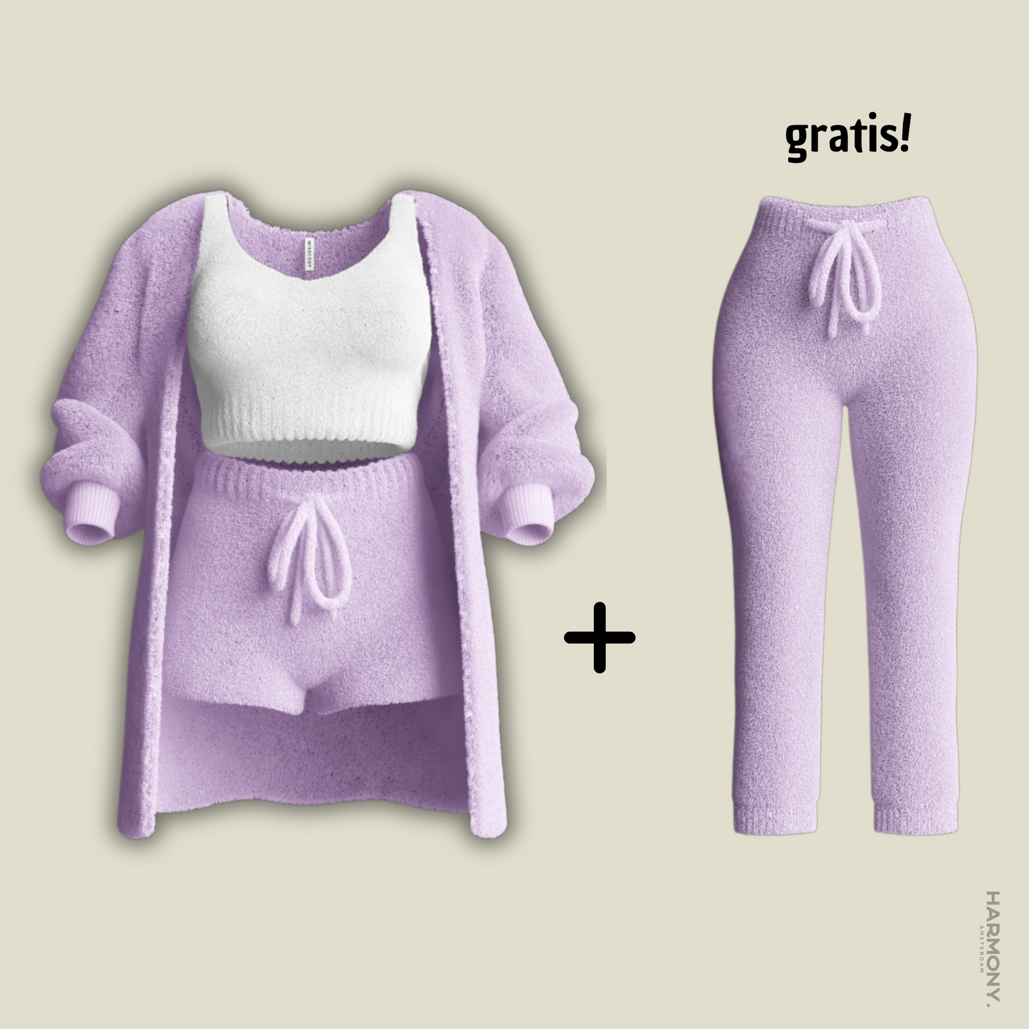 Lina™ | Cosy 3 Delig Set + gratis broek