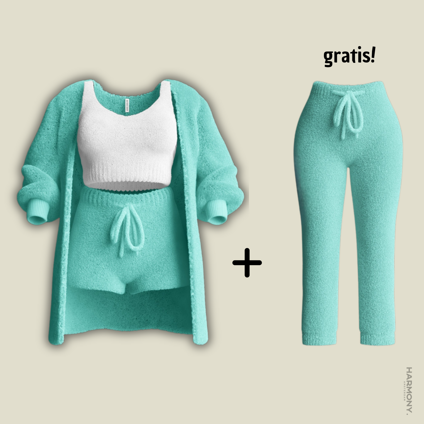 Lina™ | Cosy 3 Delig Set + gratis broek
