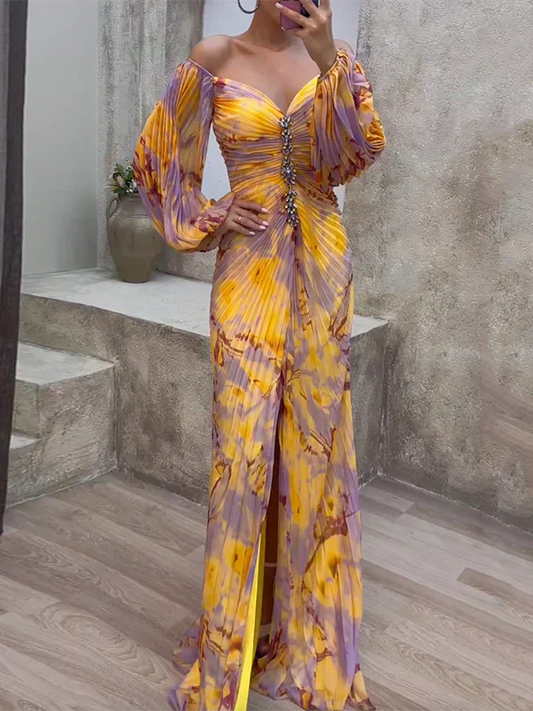 Margo - Elegancka sukienka z dekoltem w serek