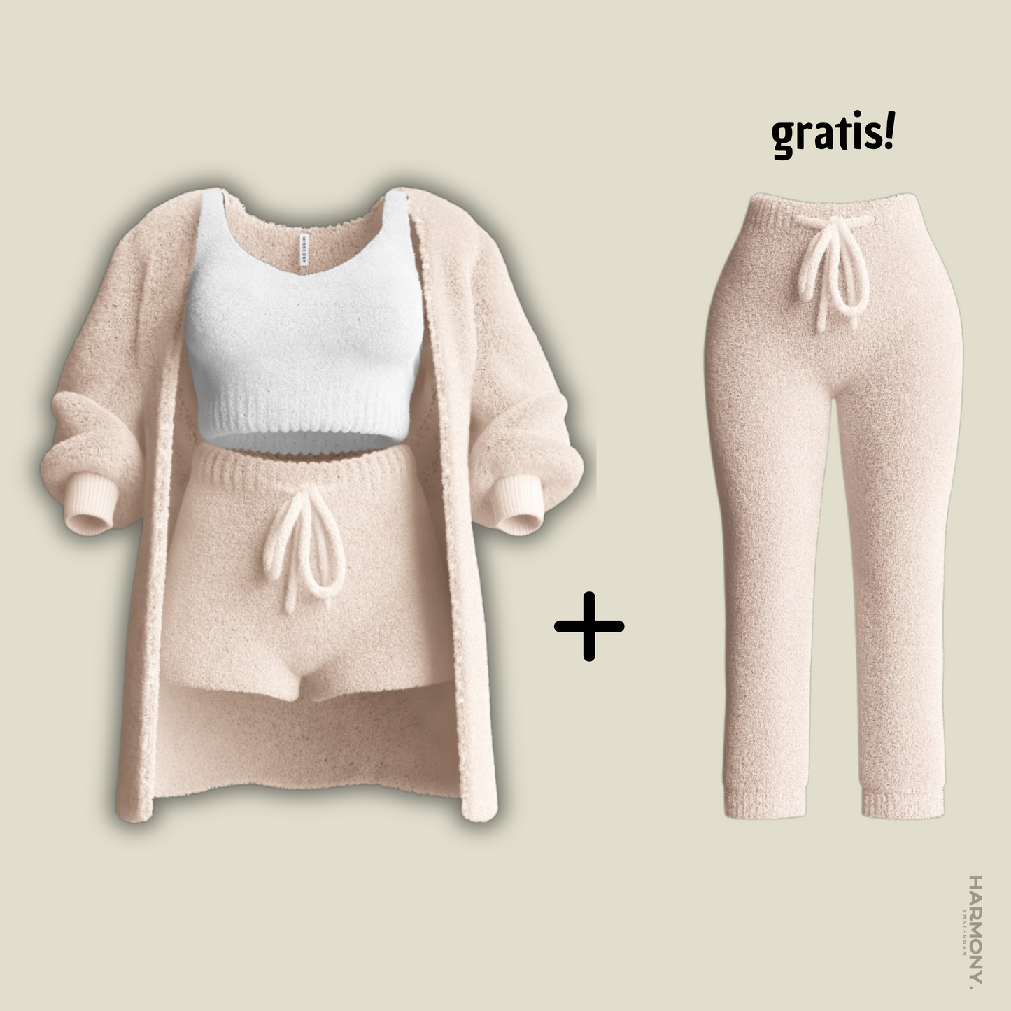 Lina™  | Cosy 3 Delig Set + gratis broek